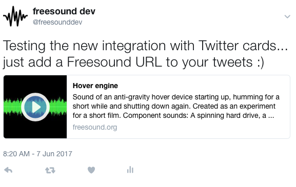 Login With Email And Twitter Cards The Freesound Blog Login With Email And Twitter Cards The Freesound Blog